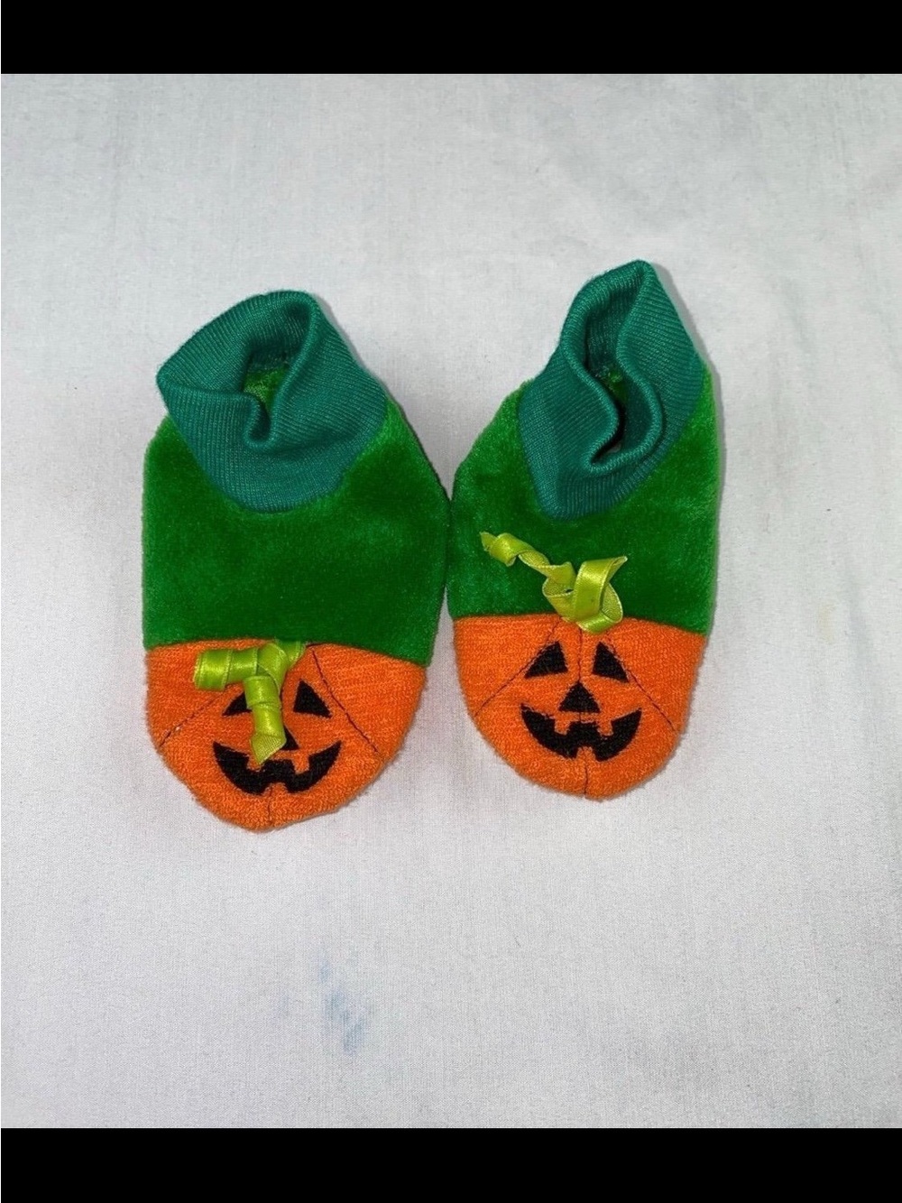 Pumpkin Slippers for Babies